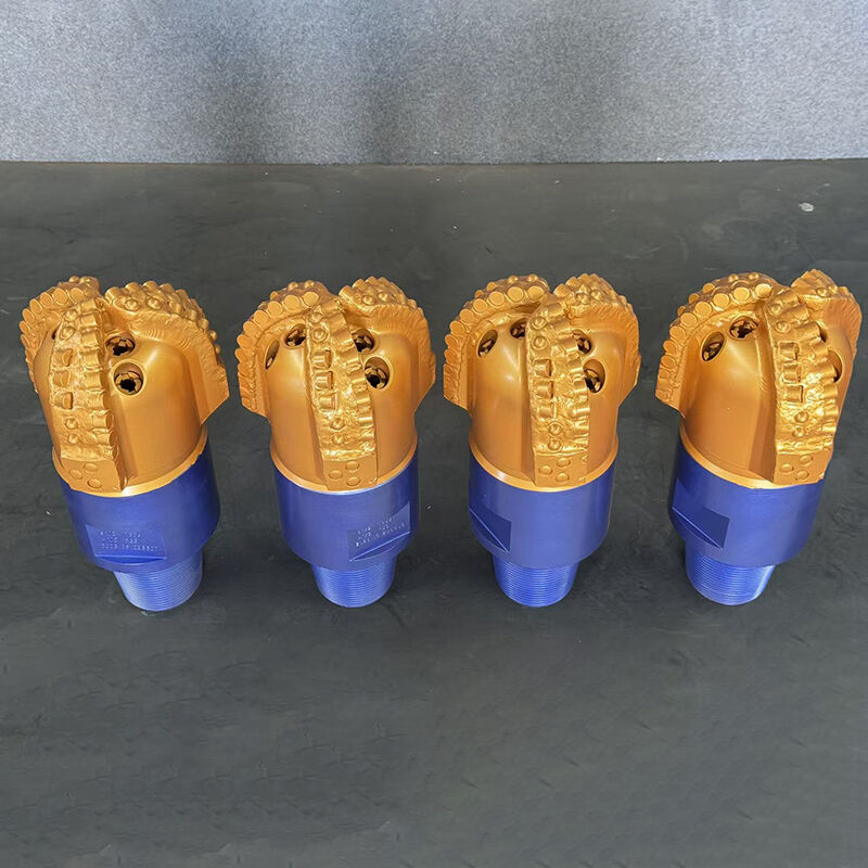 أدوات قطع الصخور للحفر في آبار المياه 3 شفرات 8.5 بوصة (215.9 ملم) لقمة حفر مصفوفة جسم ماسي بت PDC