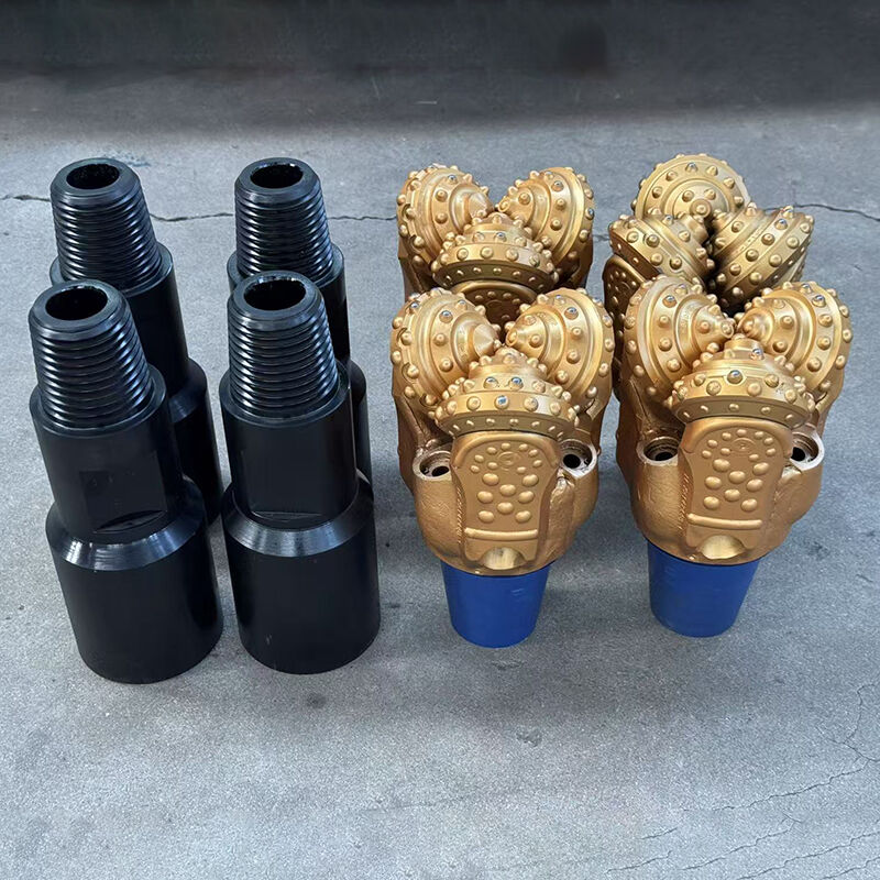 حفرة مسطحة فوق PDC للكشف عن البئر الأفقي أداة حفرة مزورة 8 1/2 بوصة ((215.9mm) pdc مع 3 شفرات