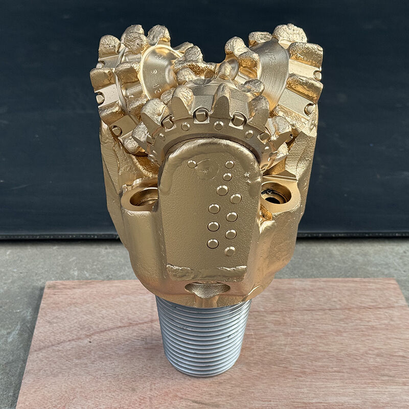 لقمة حفر ثلاثية الأسنان فولاذية مقاس 6 3/4 بوصة مع محمل مجلة للحفر السريع